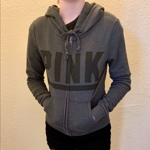 XS Pink grey sweatshirt